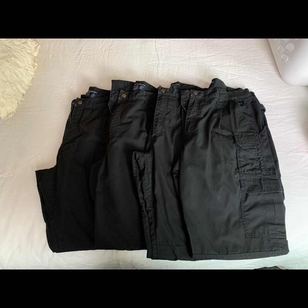 511 Men’s Tactical Pants 36x36 Black - 4 Pairs